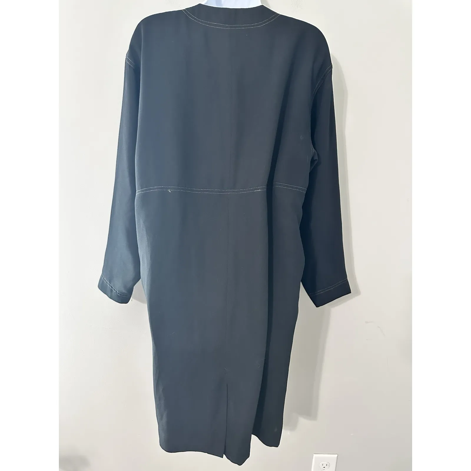 Adam Douglass Adrianna Papell My Latin Teacher Roman Numeral Shift Dress Size 6 - Image 5