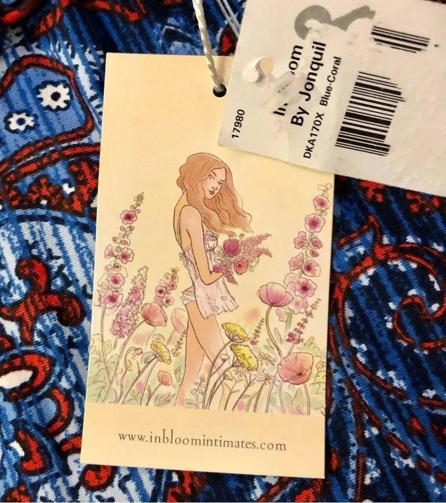 In Bloom by Jonquil Sleep/Pajama Top Womens 2X NEW - Image 7