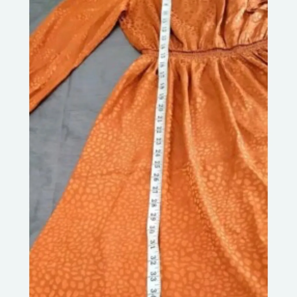 O'Neill Rust Long Sleeve Dress - Image 3