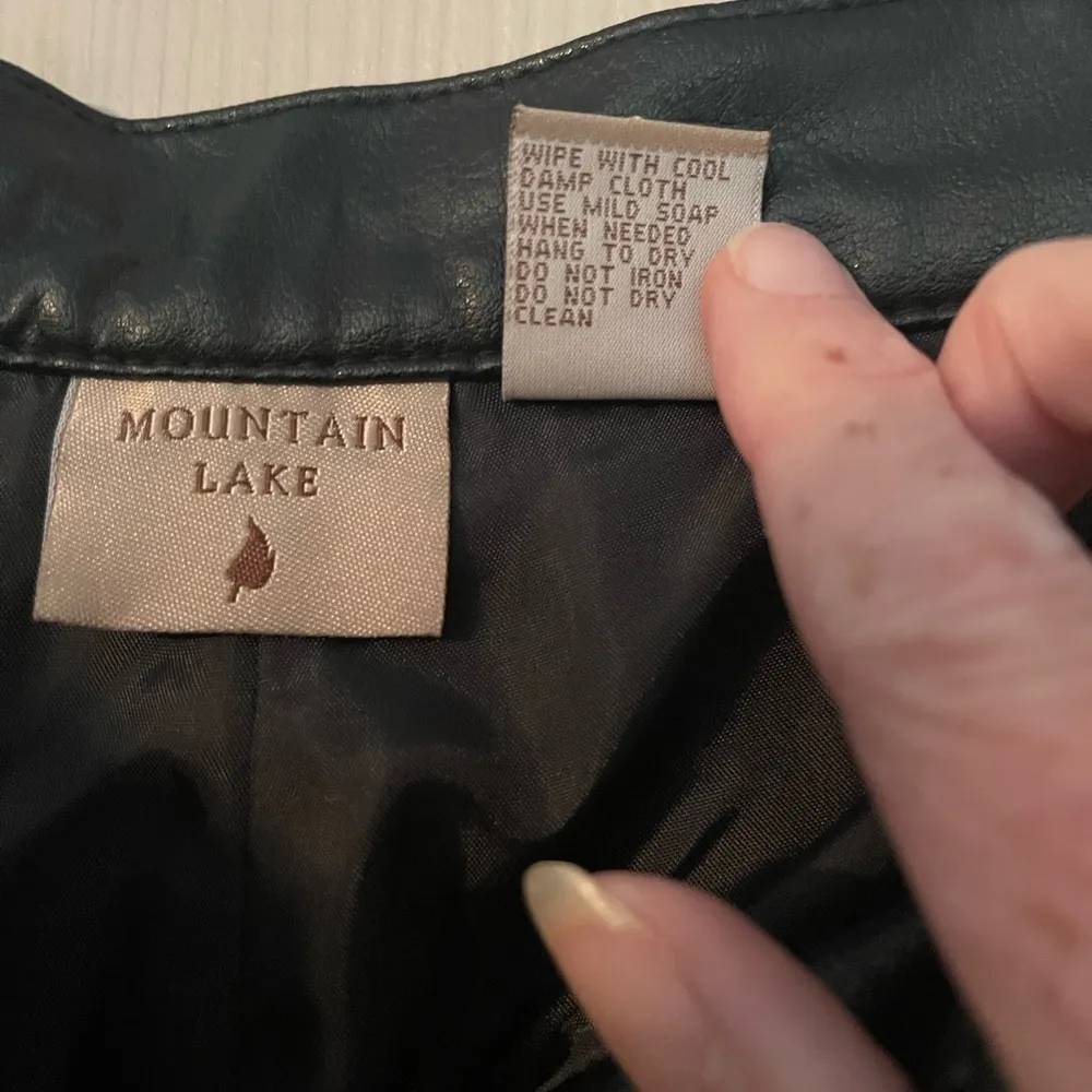 Mountain Lake Vintage Leather-Look Dress Pants​ - Image 5