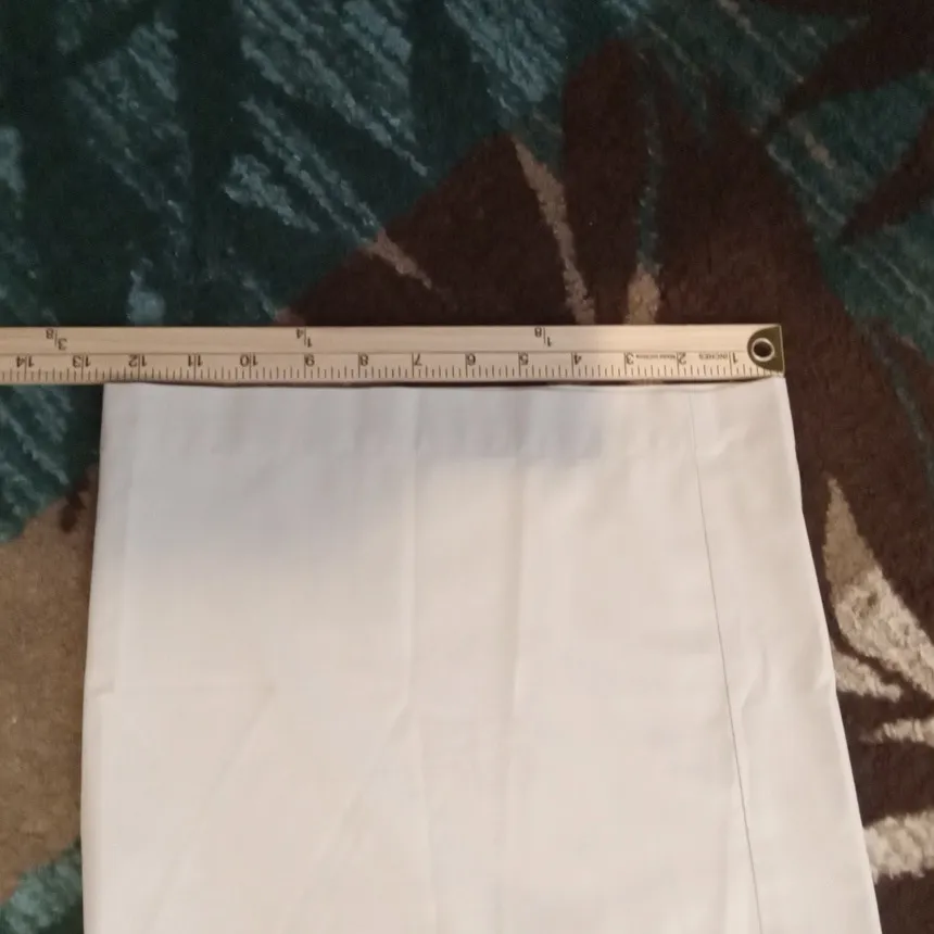 Athleta White Wide-Leg Women's Pants Abalone Color Cropped Womens 12 - Image 10