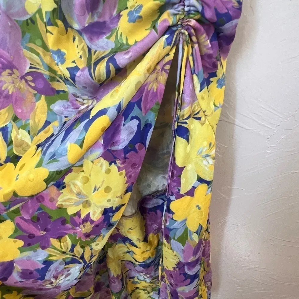 For Love & Lemons Cassia midi floral dress size S - Image 6