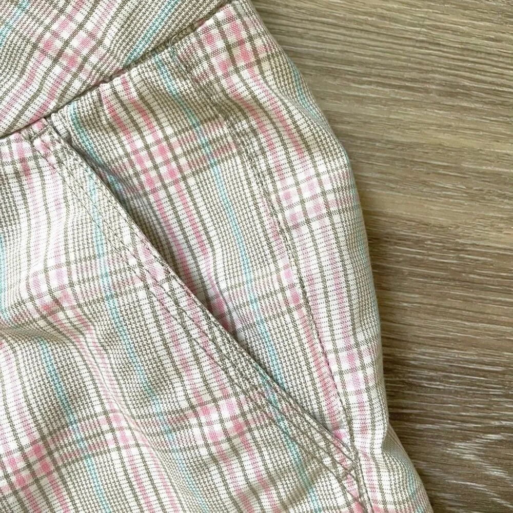 Volcom pink plaid bermuda shorts - Image 6