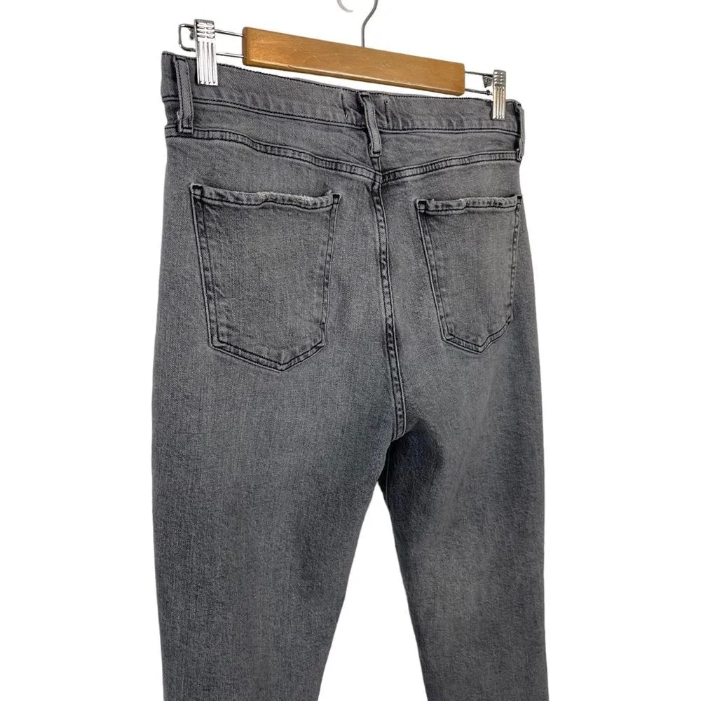 AGOLDE Nico High Rise Straight Leg Button Fly Jeans in Risk Size 28 Slim Fit - Image 10