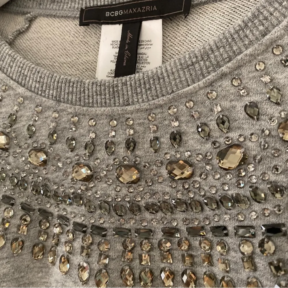 BCBG Maxazaria Embellished Sweatshirt - Image 5