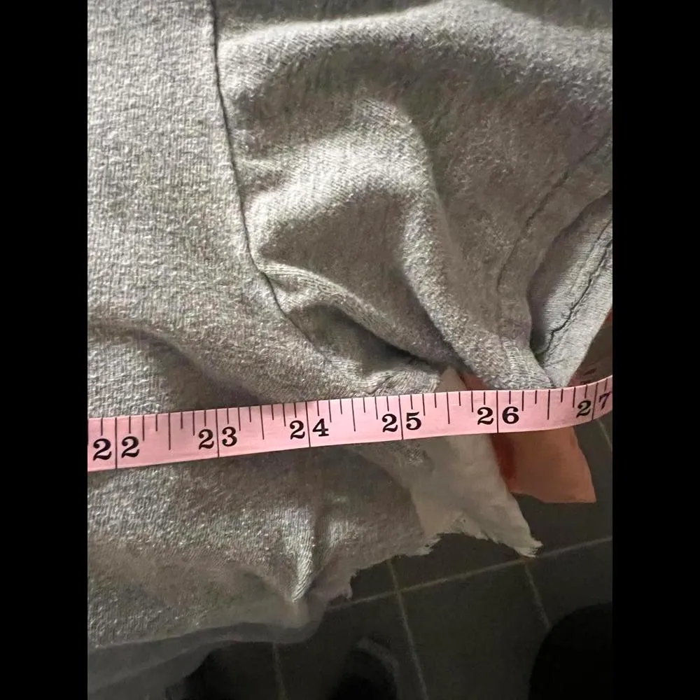 Casual Grey London England Graphic Tee Boxy and Oversized Gray Size XL - Image 5