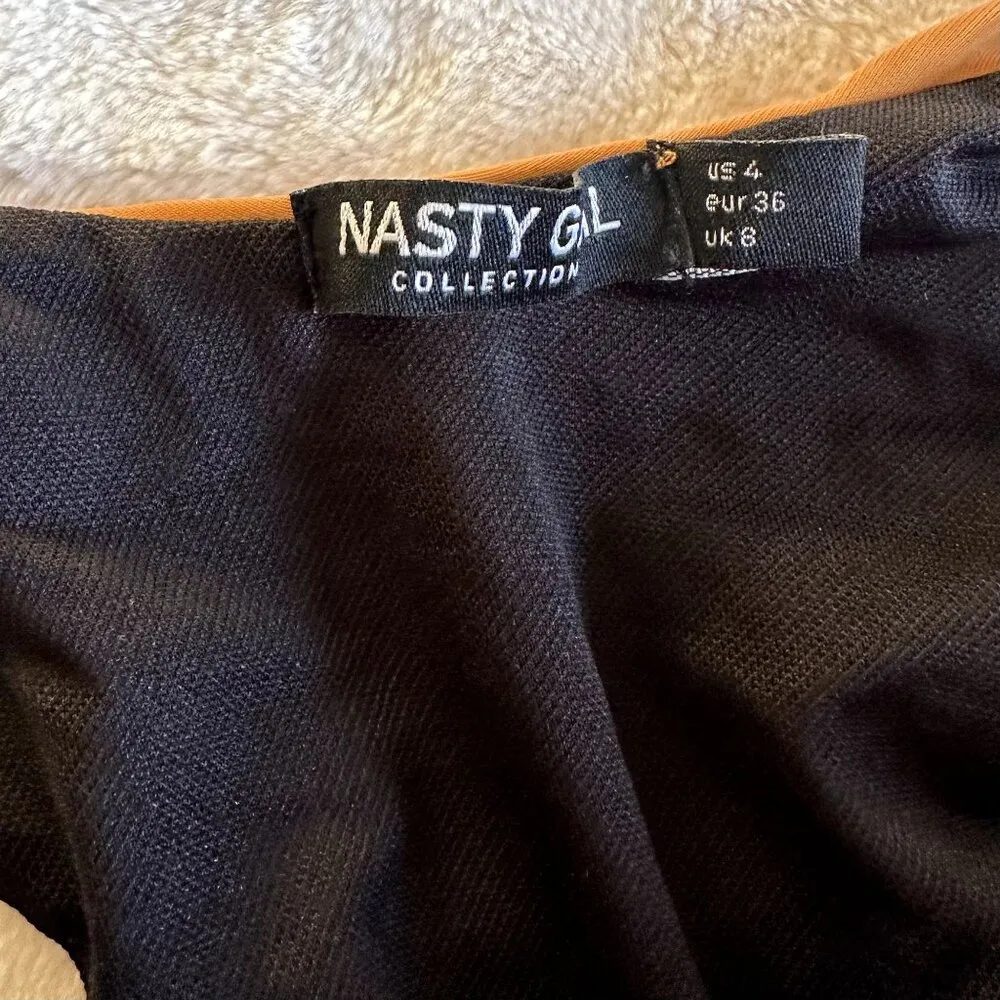 Nasty Gal High Leg Yellow Bikini Bottom - Size: 4 - Image 2