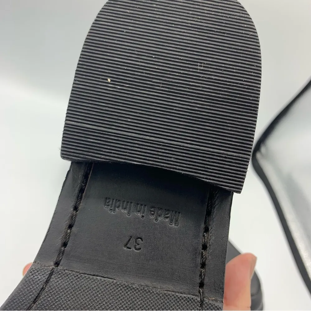 Vida Black Leather Mule size 37 6.5 - Image 7