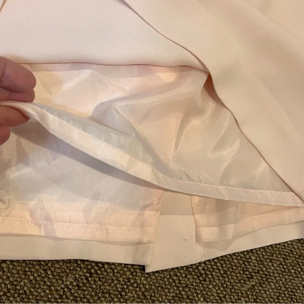 NYGARD light pink skirt size 12 lined back zipper - Image 7