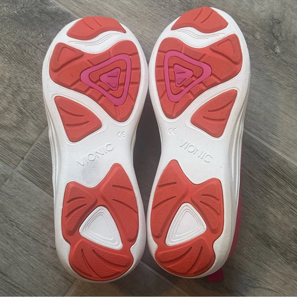 Vionic Womens Sneakers 8.5 Pink Agile Opal Slip On Orthotic Support Mary Jane - Image 4