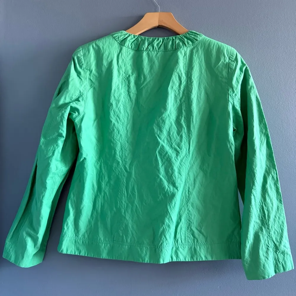 Chico's Chico’s Full Zip Gathered Collar Jacket - Image 6