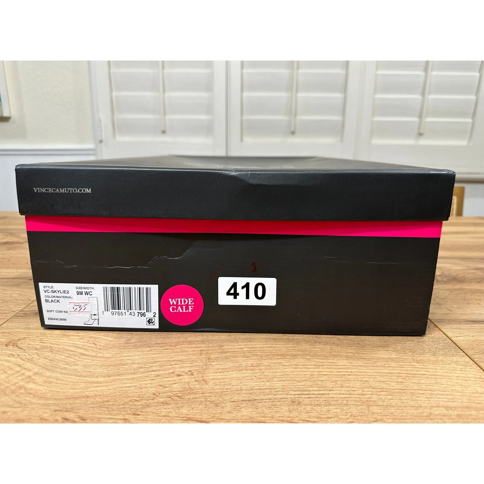 Vince Camuto Skylie 2 Knee High Boot Black Soft Nappa Leather Sz 9 Wide Calf NIB - Image 14