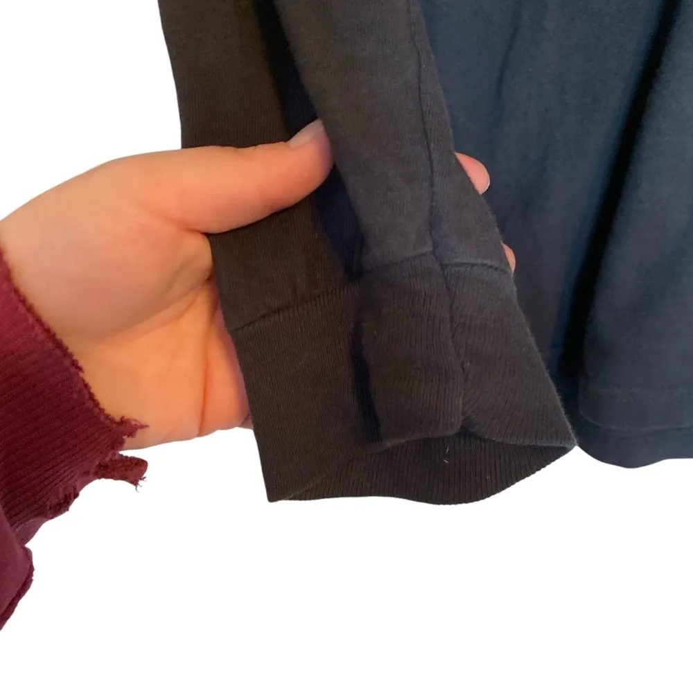 Girl Defined Reclaim Womanhood Longsleeve Butterfly Graphic Print Tee Size Small Black - Image 4