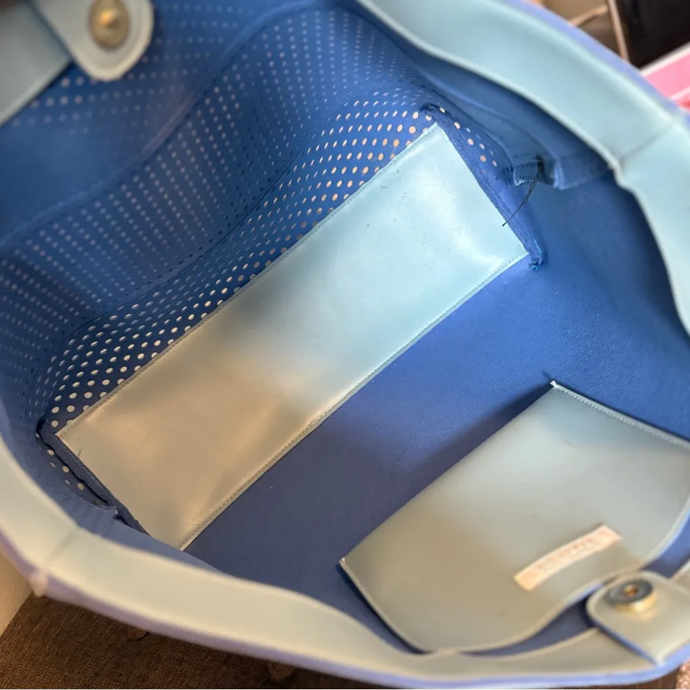 Kenneth Cole Reaction Blue Large Tote Bag - Image 5