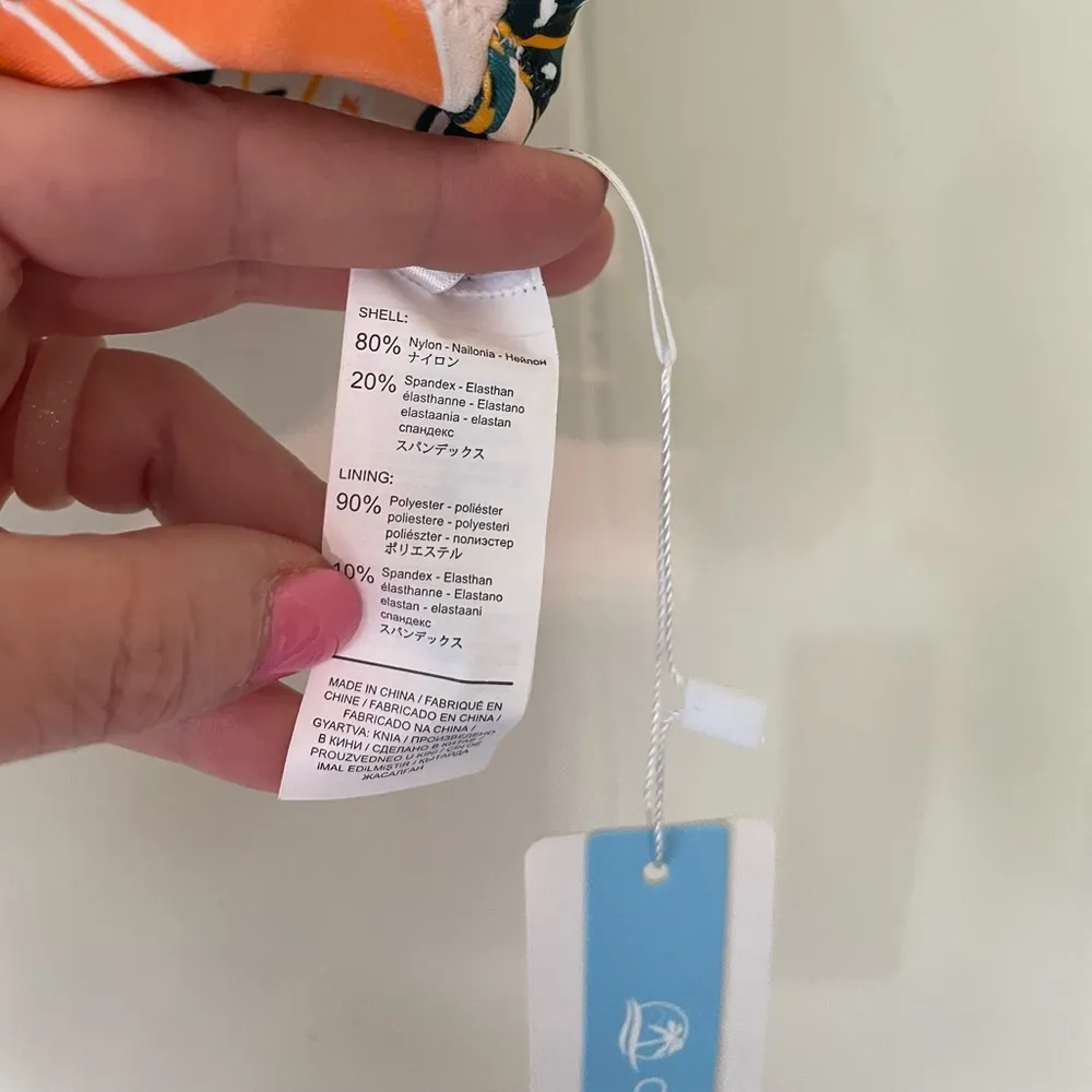 Cupshe NEW Floral Bikini Top Separates NWT, Bow Knot, Wide Straps ~ Women’s Sz M - Image 5