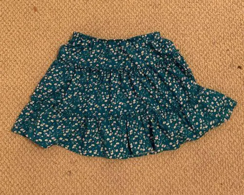 Green Floral Skirt - Image 4