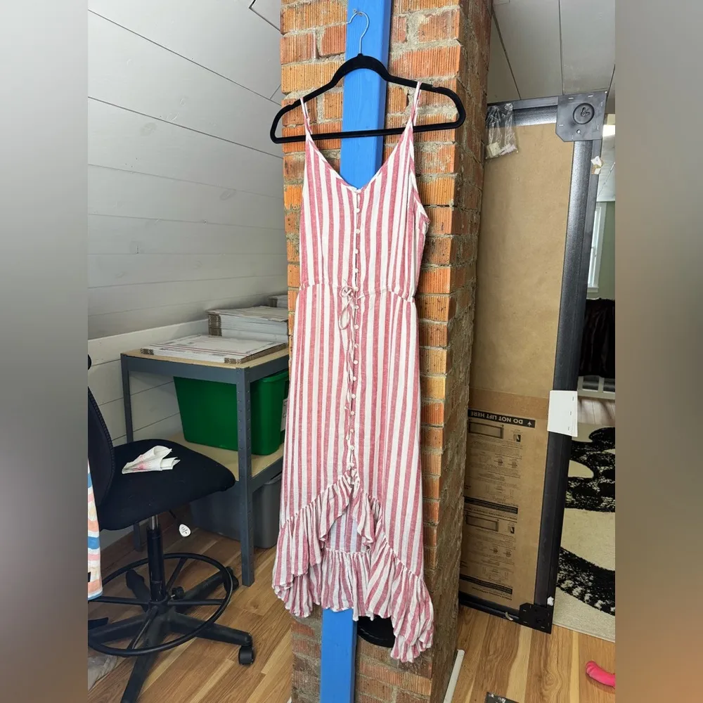 Rails Freida Striped Linen Blend Dress - Image 7