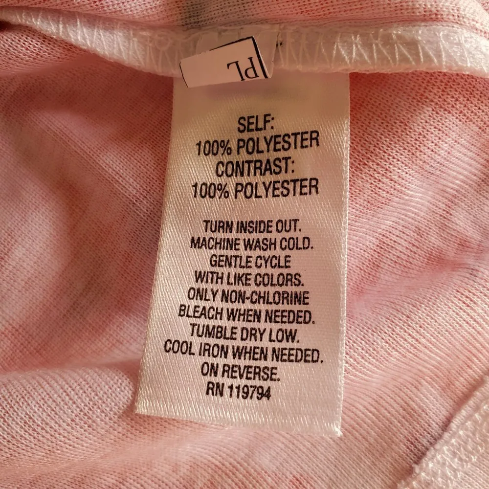 JM red printed flower with rhinestones colorful size PL( petite Large) … - Image 4