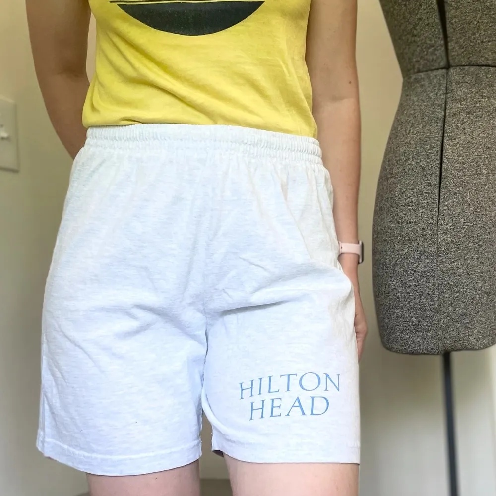 Vintage Y2K high rise knit Shorts the Cotton Exchange Hilton Head Souvenir Short - Image 3