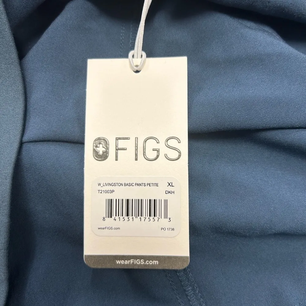FIGS  Technical Collection Livingston Basic Pants XLP Navy NWT - Image 6