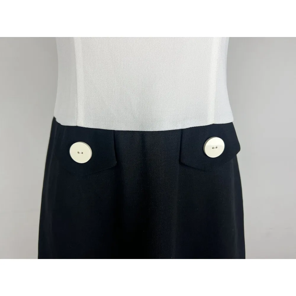 Nanette Lepore Vintage 90s Does 60s Mod Mini Dress Retro A Line Robespierre Chic - Image 3