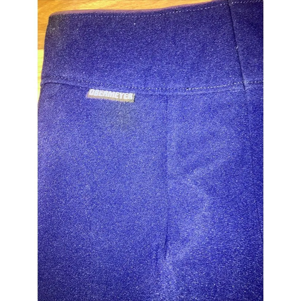 Vintage Obermeyer Ski Pants Womens Navy Blue Stirrup Snow Wool Blend Size 6 Long - Image 7