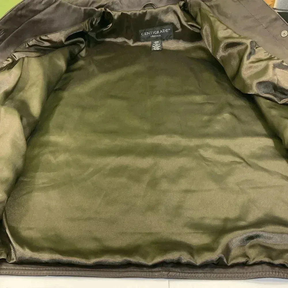 Centigrade leather jacket L Brown Size L - Image 14