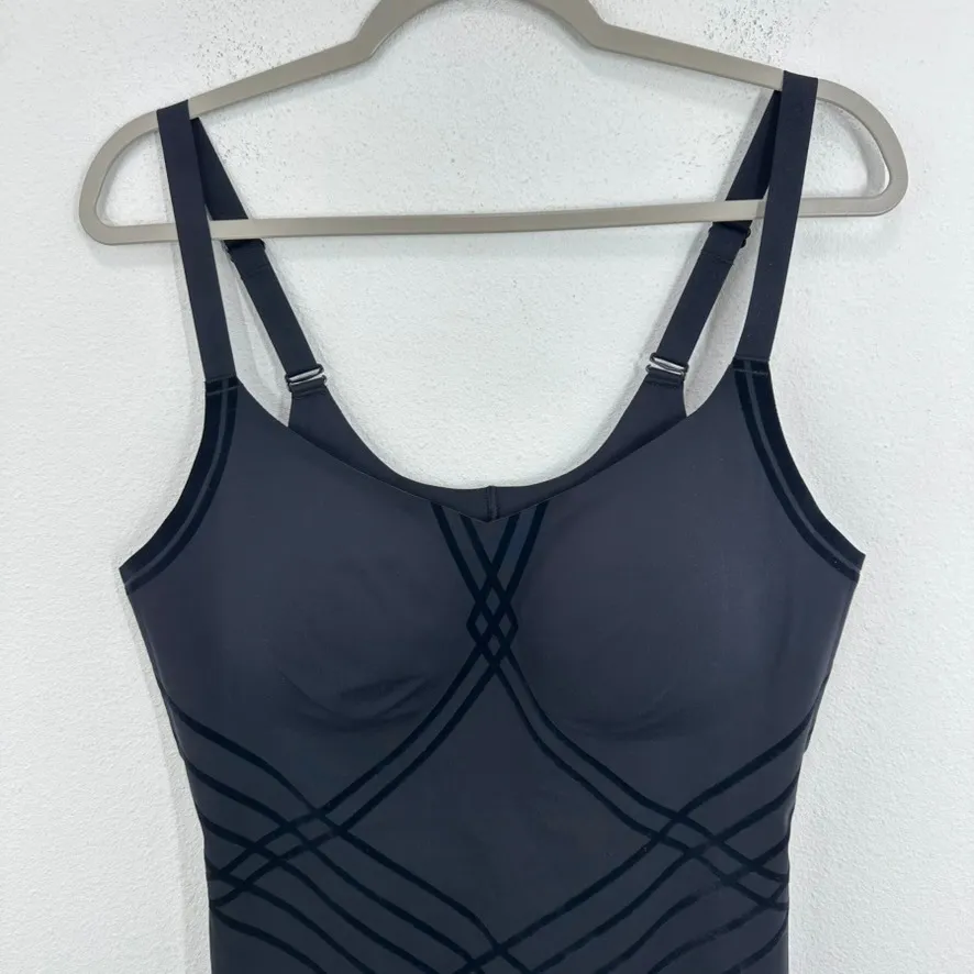 Honeylove‎ Black Silhouette Cami 1X Shaping Compression Built - Image 2