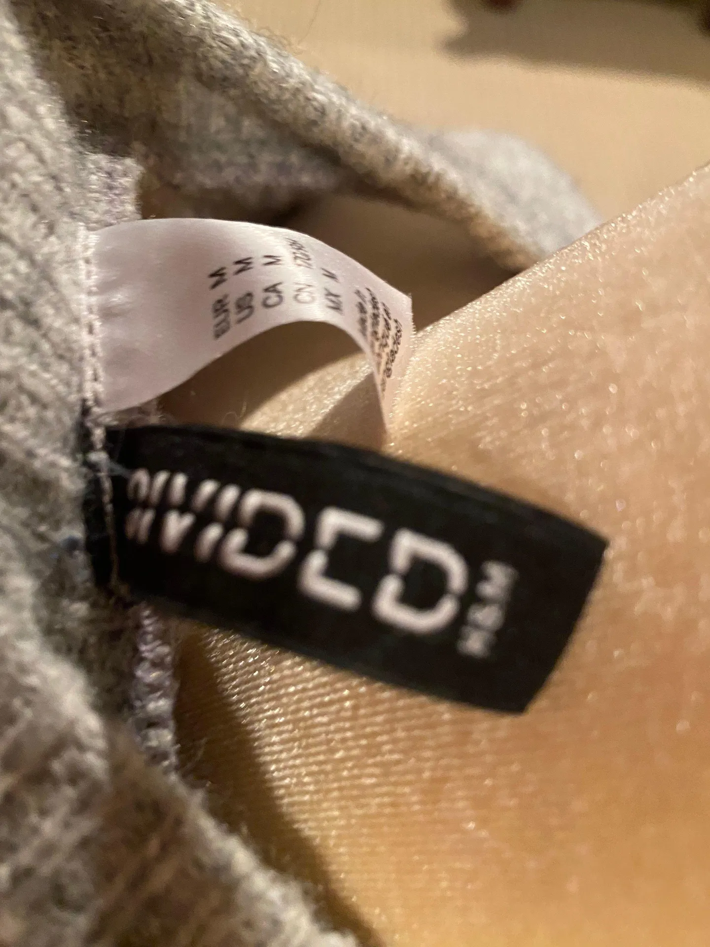 Divided Gray Sweater Zip Up Jacket - Image 4