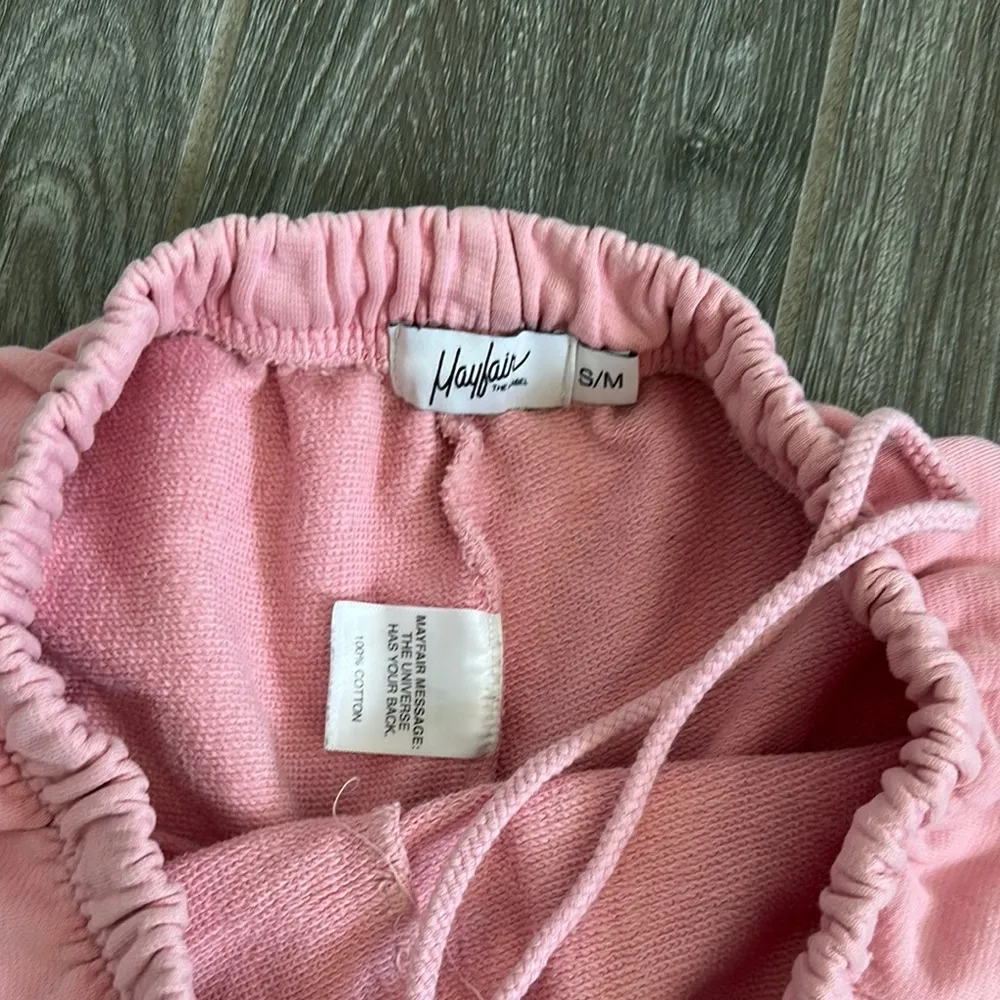 The Mayfair group your emotions are valid pink sweatshorts size small - Image 2