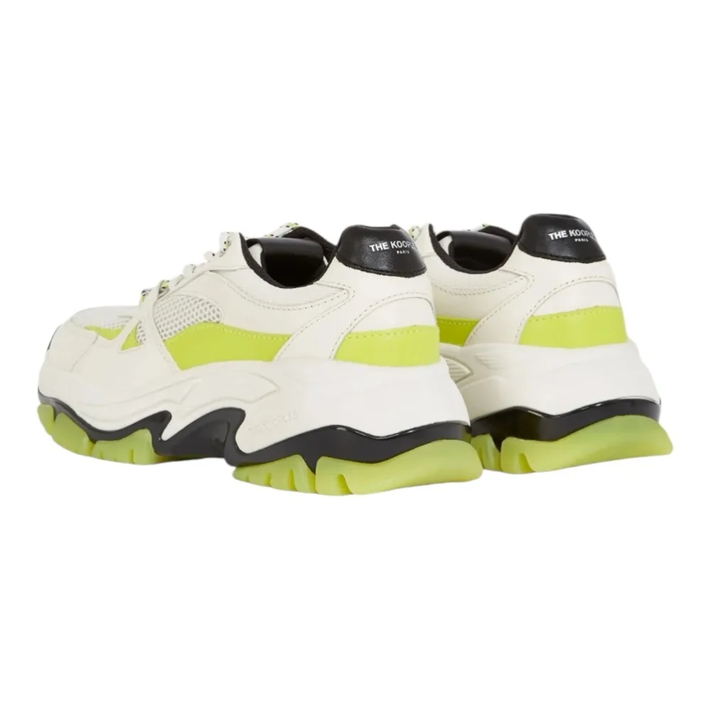 The Kooples Paris WHITE SNEAKERS WITH PLATFORM SOLE NIB size 38/7 women’s - Image 3