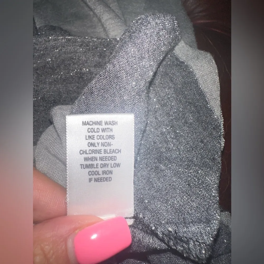 Converse Shimmer Striped Tank Top Gray - Image 6