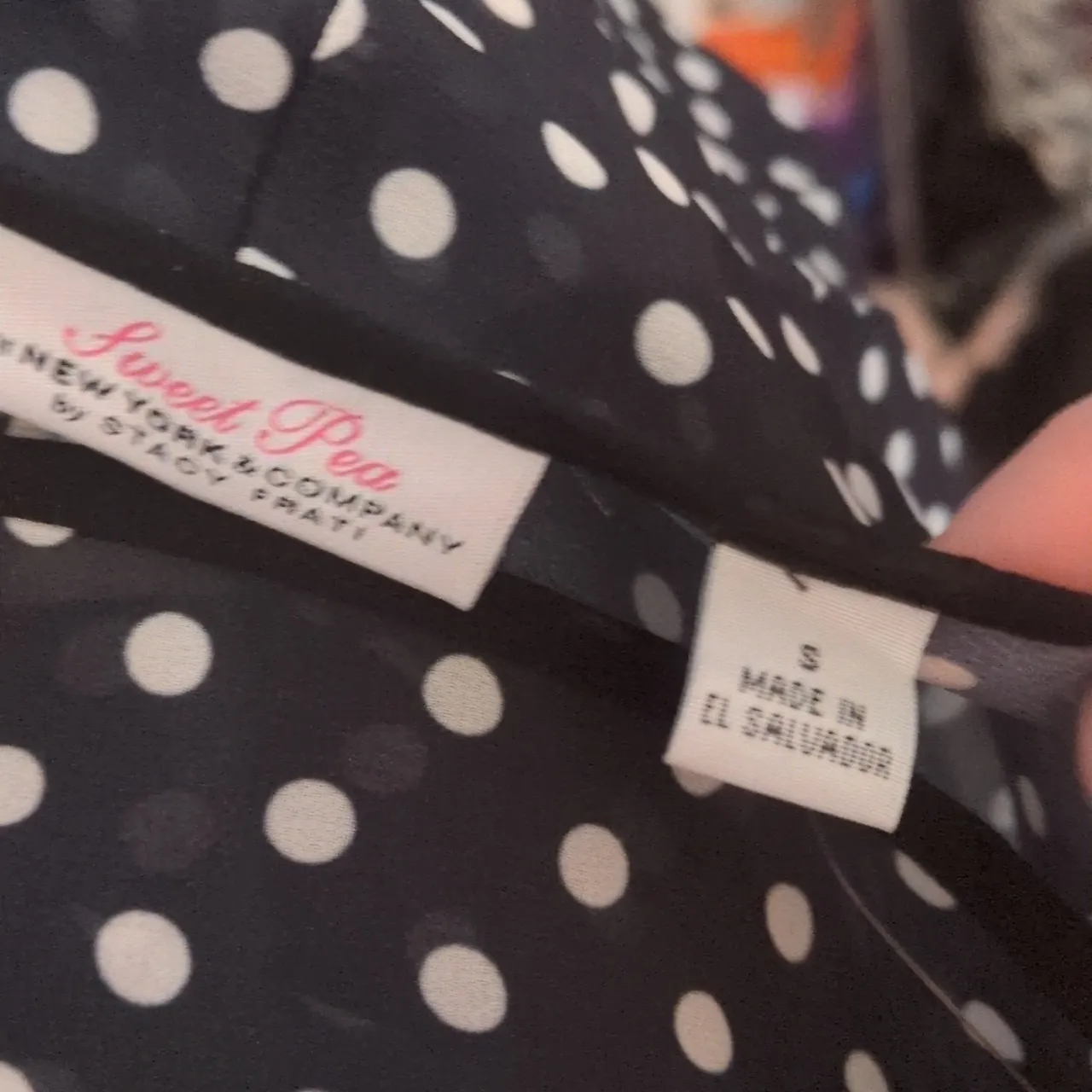 Sweat Pea For New York And Company Polka Dot Sheer Maxi Dress Size Small - Image 7