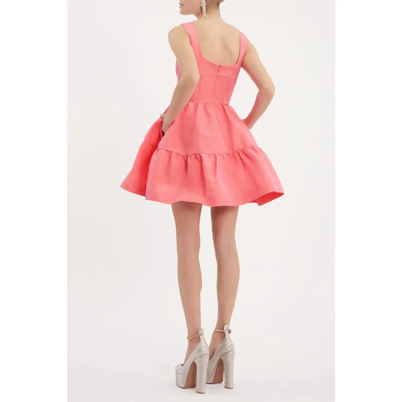 NWT Rebecca Vallance Byrdie pink mini dress size 4 - Image 6