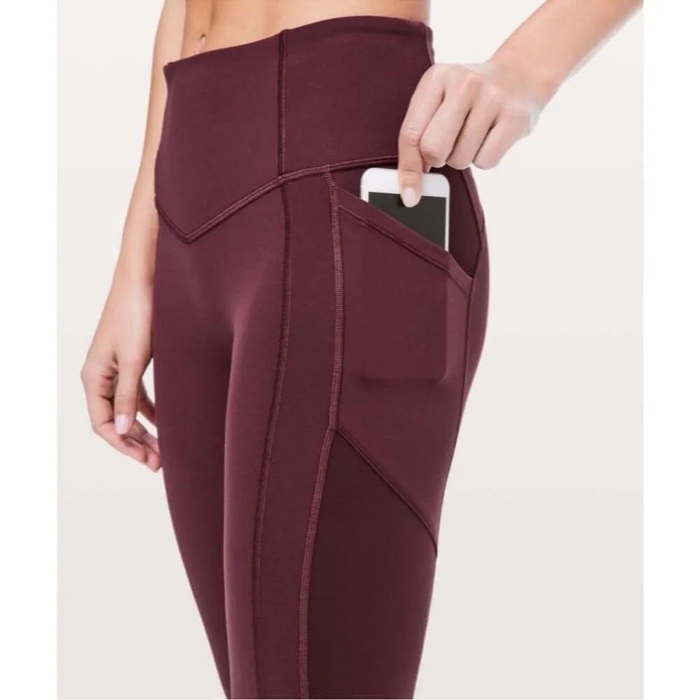 Lululemon Dark Adobe All The Right Places Crop II 23” - Image 3