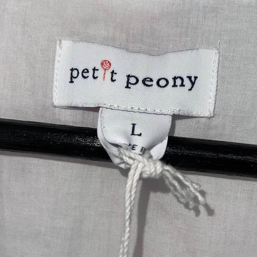 Petit Peony Kate Caftan Women's Plaid Collared Sleeveless Dress Multicolor Large Pink - Image 7