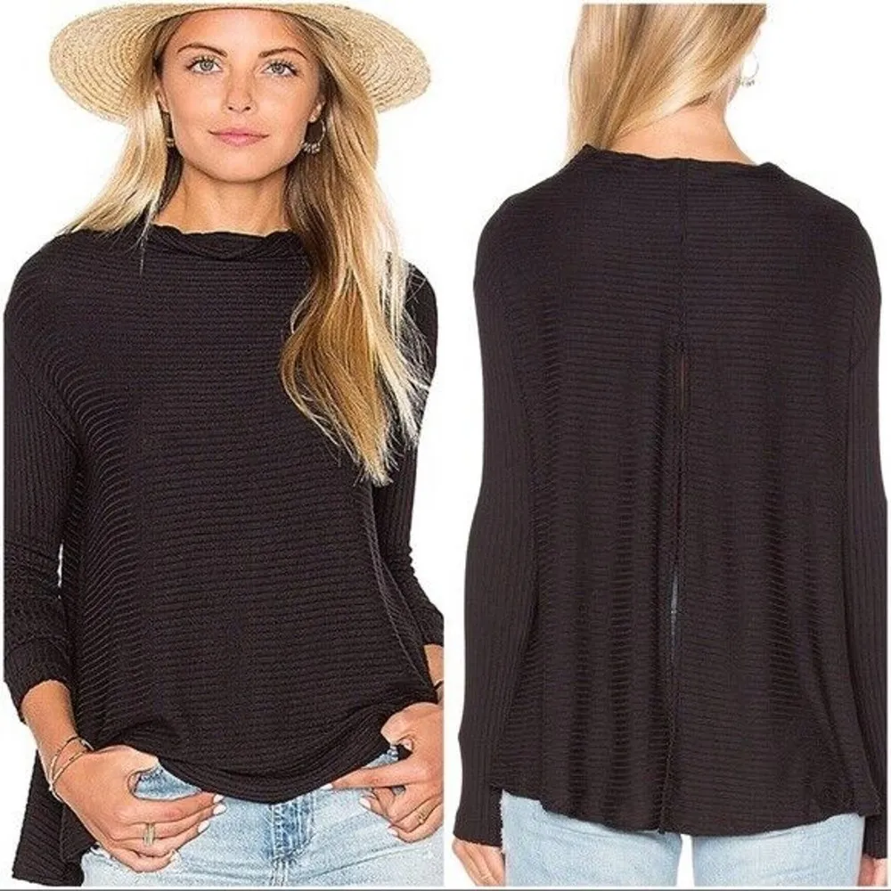 Free People We The Free Lover Rib Thermal Top Small S Open Back Long Sleeves - Image 7