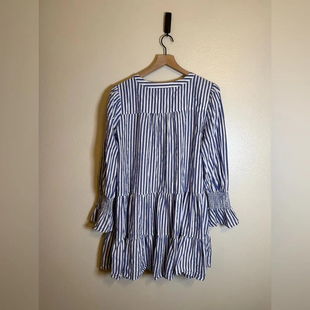 Tuckernuck Pomander Place Kenzo striped cotton poplin tiered mini dress - Image 6