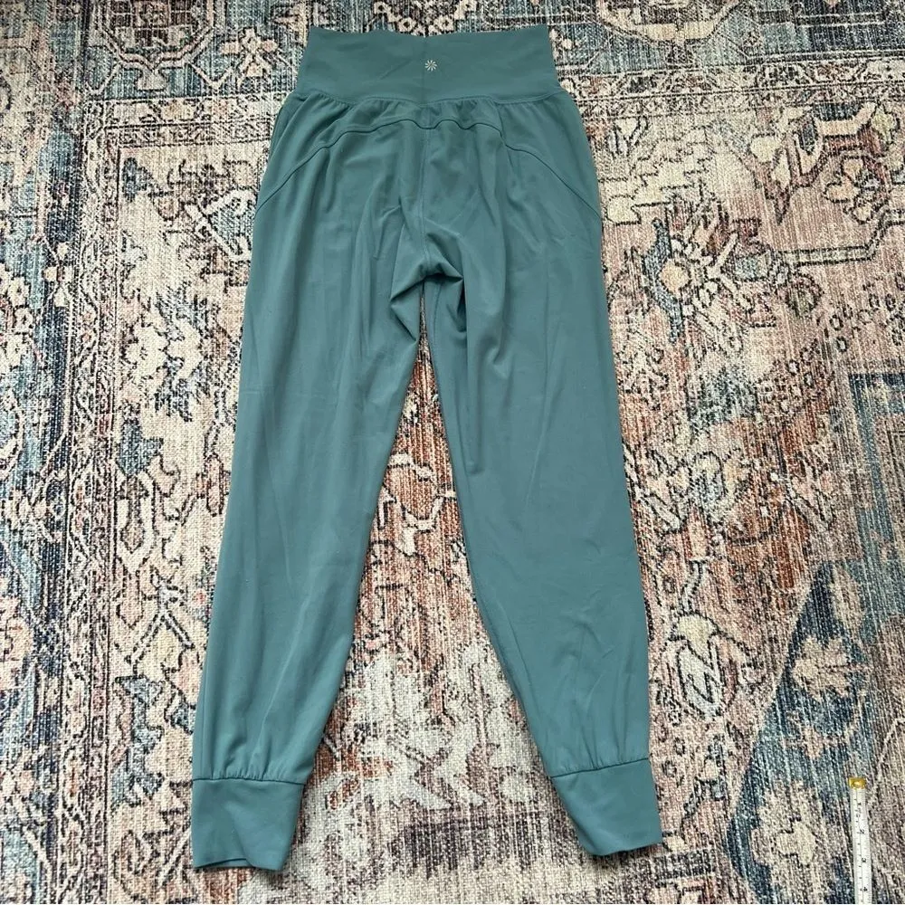 Athleta Salutation Jogger Pant in Powervita Light Blue Teal High Rise Size XS - Image 13