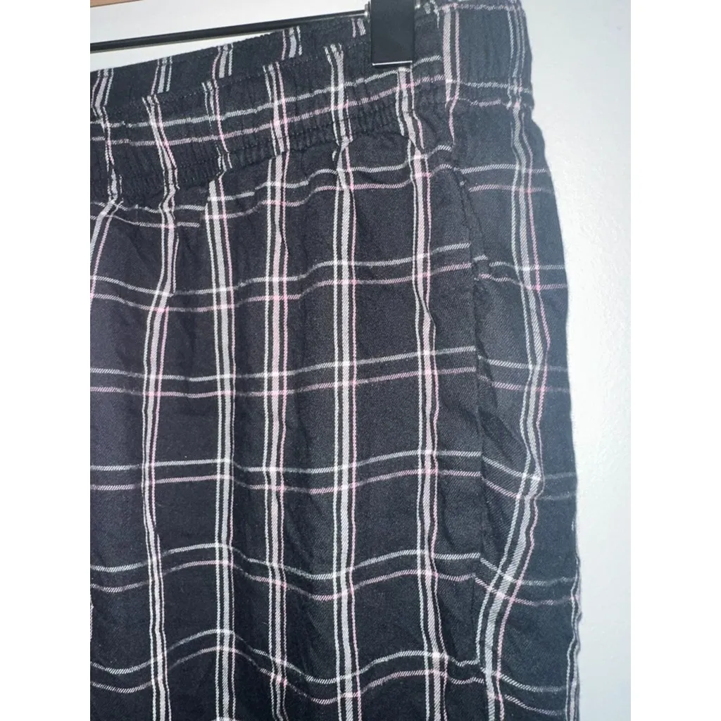 VICTORIAS SECRET PINK BLACK DRAWSTRING LOUNGE PANTS EUC SIZE‎ M - Image 3