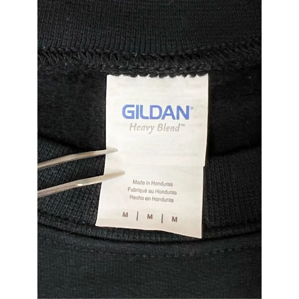 Gildan Graphic Sweatshirt "The Victors" 1‎ Cor. 15:57 Bible Verse Black Fleece - Image 6