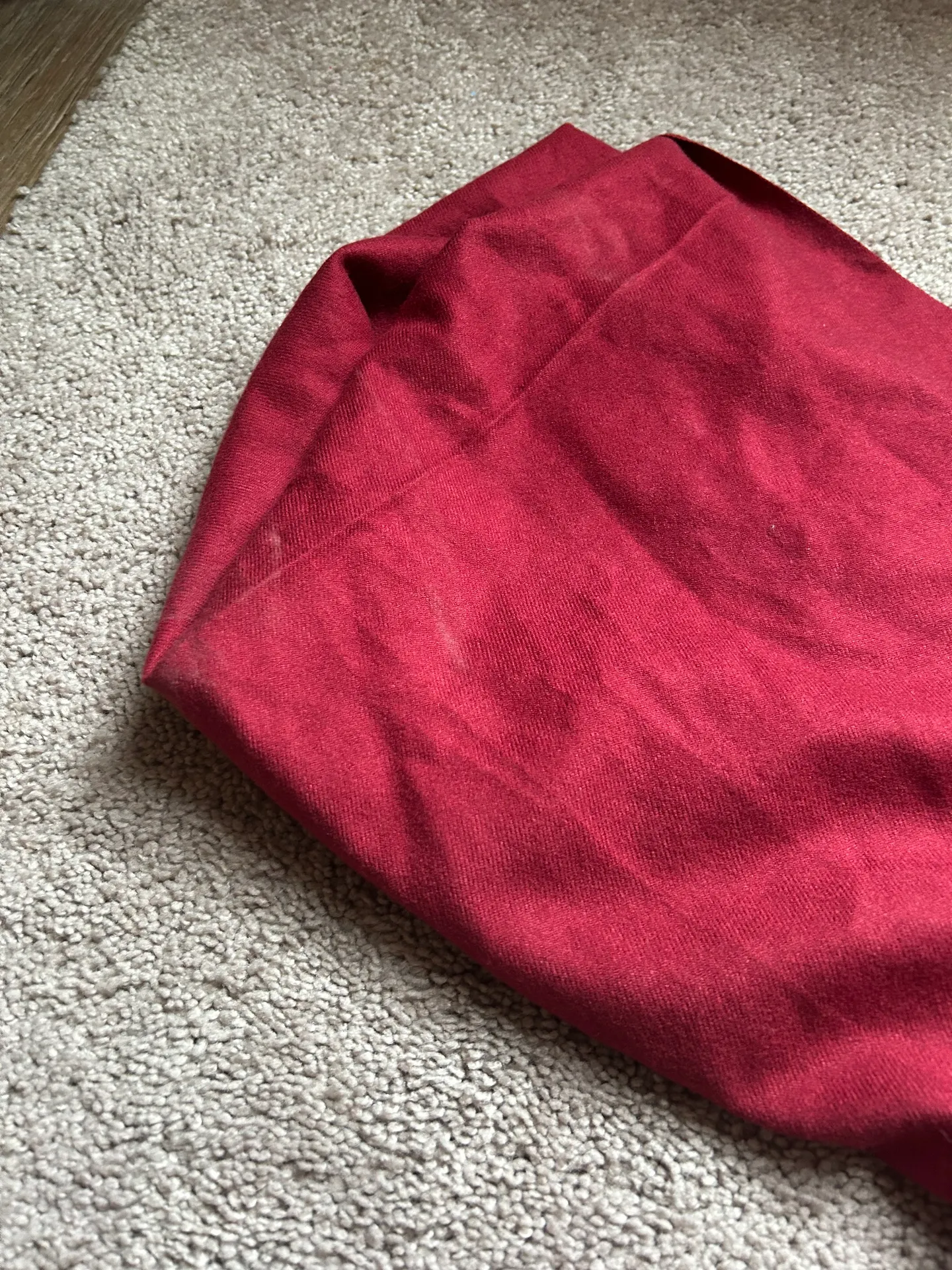 Boutique Burgundy Scarf Red - Image 4