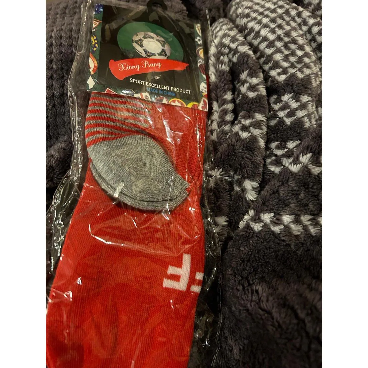 Outdoor sports socks red long soccer Size undefined - Image 2