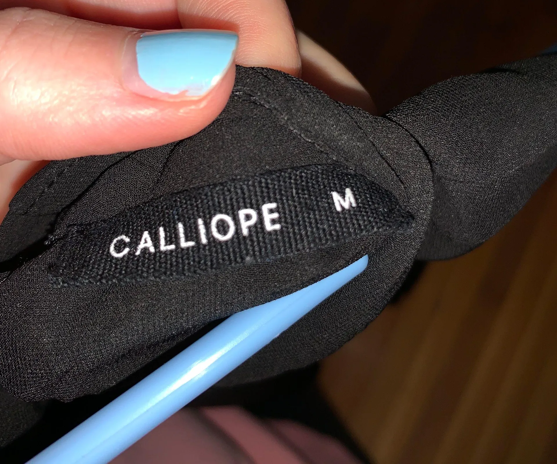 Calliope Black Layered Tank Top Size M - Image 4