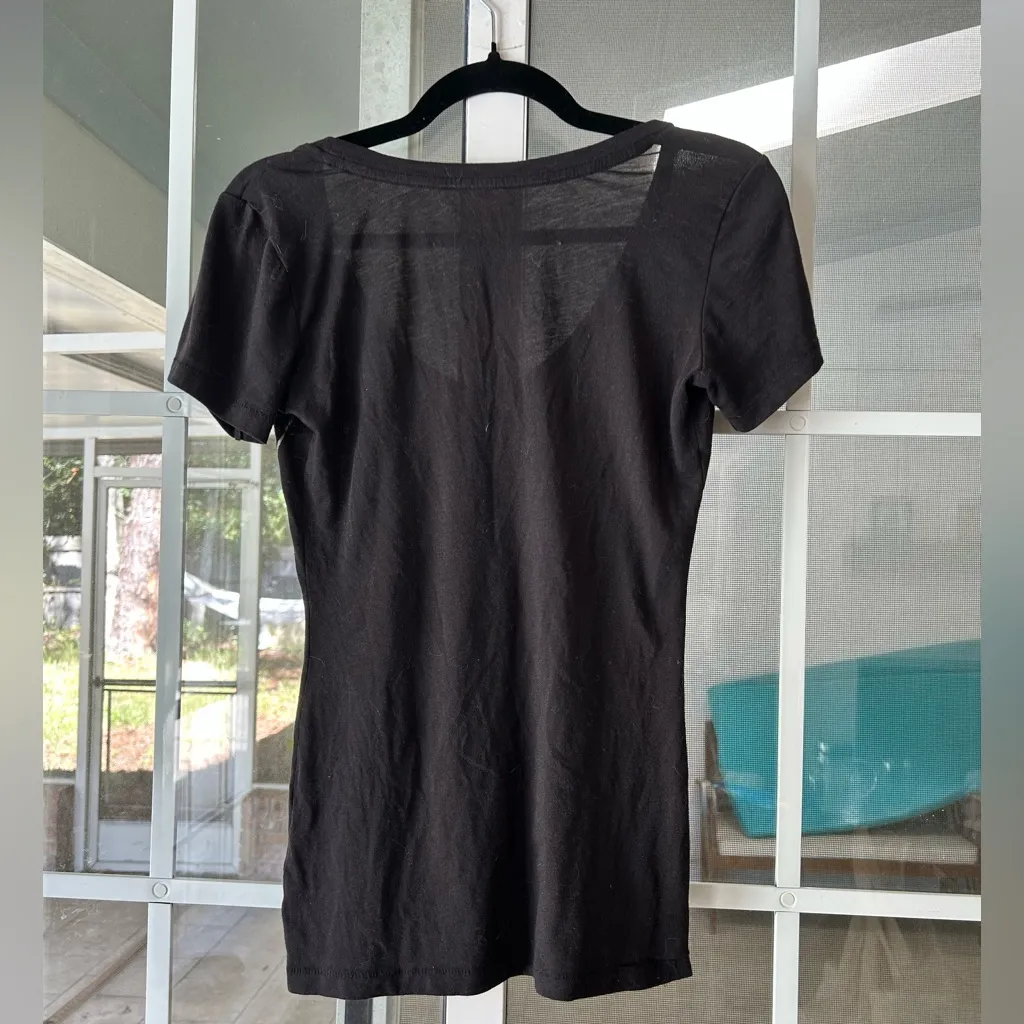 Victoria’s secret black angel wing tshirt - Image 3