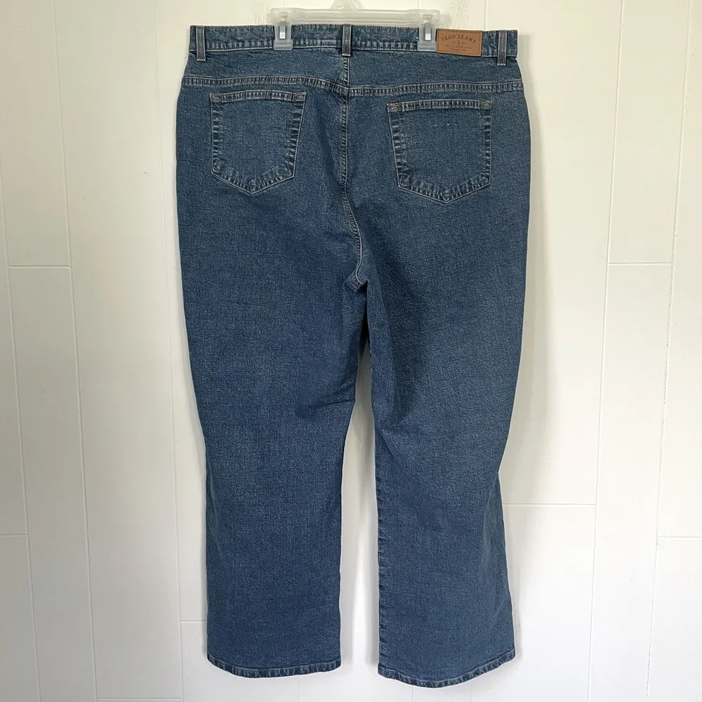 IZOD Straight Leg Medium Wash Denim Jeans ~ High Rise ~ Women’s Size 20W - Image 4
