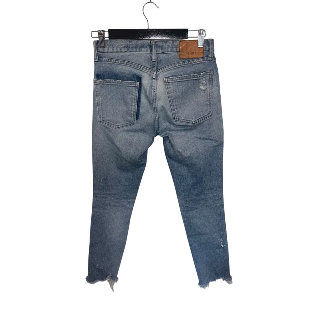 Moussy Vintage Altawoods Skinny in Light Blue Size 25 - Image 3