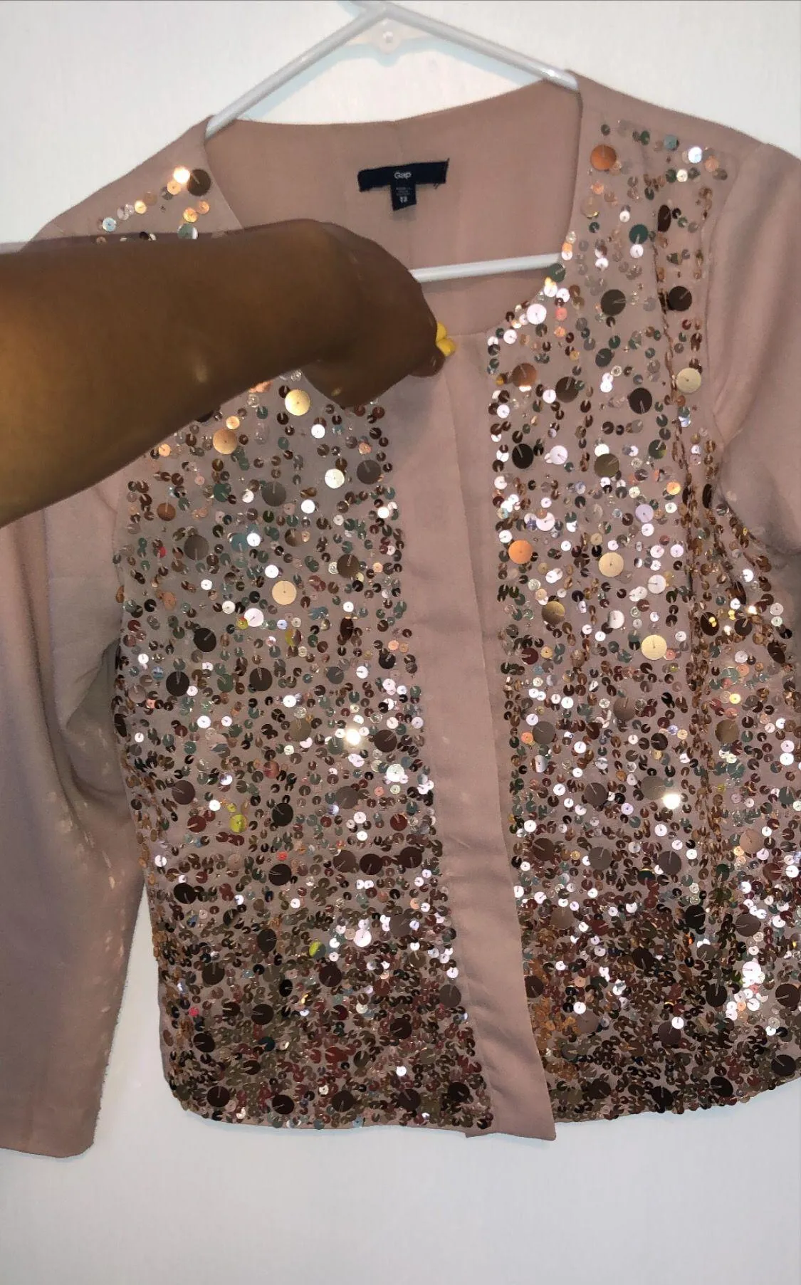 Pink Sequence Blazer Size XS - Image 3