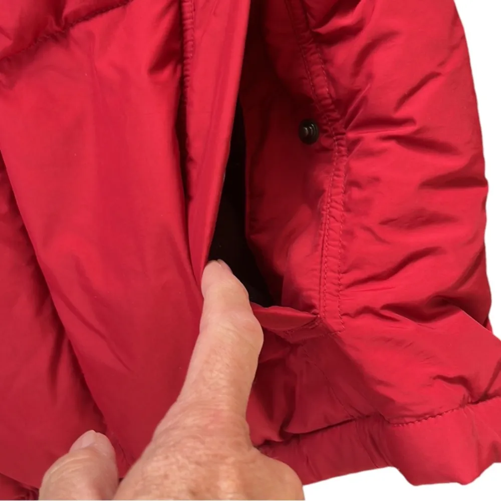 EUC Eddie Bauer Goose Down Puffer Coat Red Size XXL (1X) - Image 4