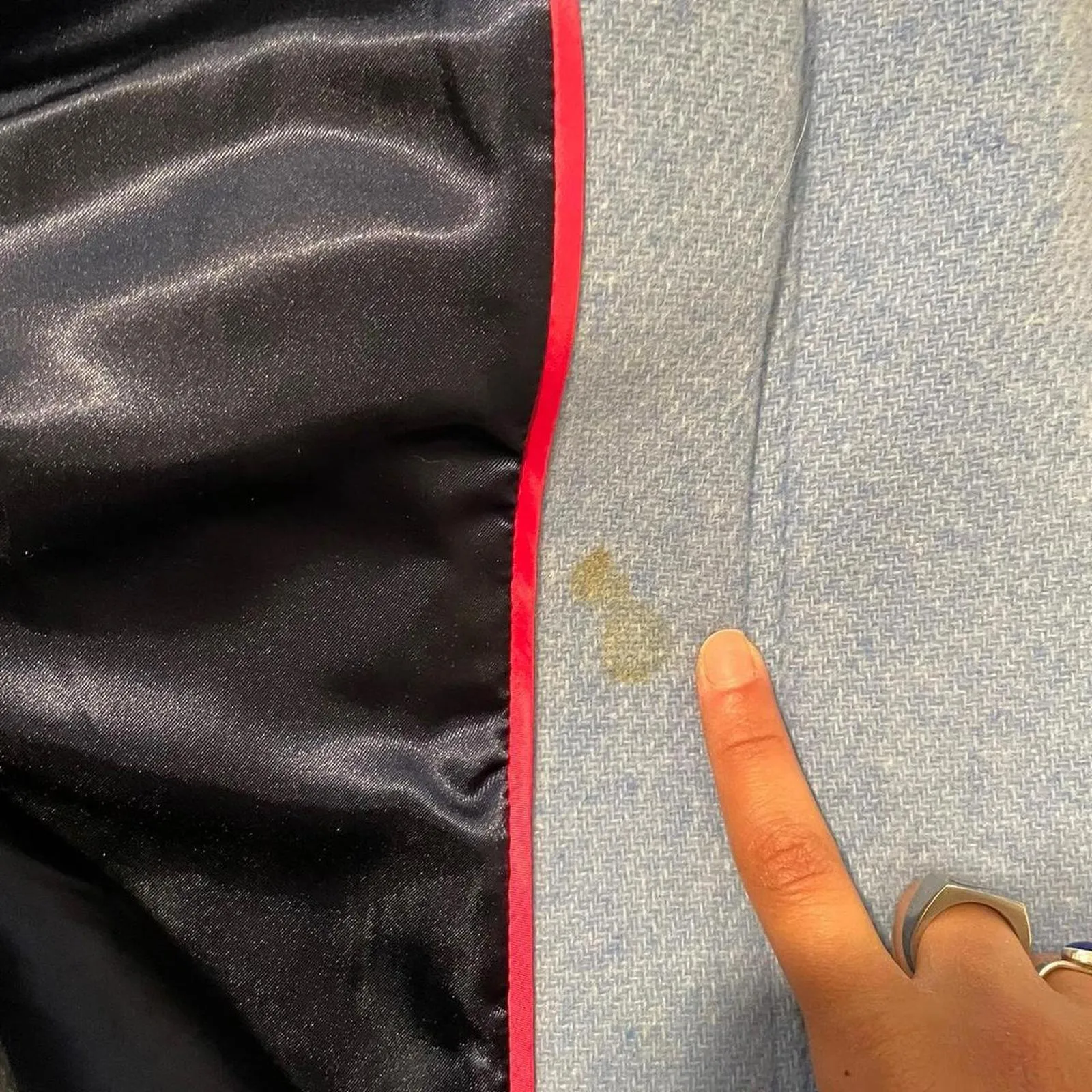 J.Crew Cocoon coat in Italian stadium-cloth wool. baby blue pea coat size 6 - Image 8